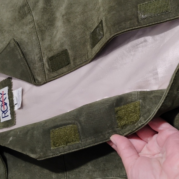 SALE! Quicksilver ROXY Genuine Leather Women's Jacket Sz.M - Picture 11 of 12